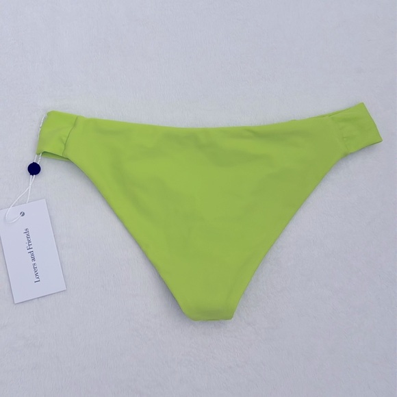 {NWT} Lovers + Friends | Neon Fun Loving Bikini Swimsuit Set Arctic Lime XXS/XS - Picture 9 of 15